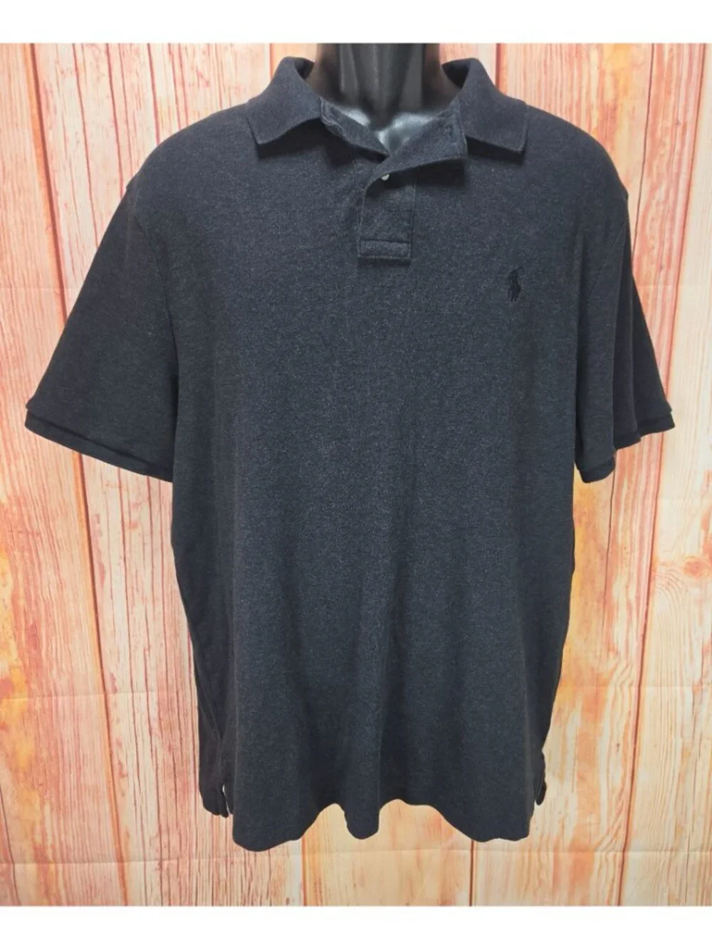 Polo Ralph Lauren Mens Gray Short Sleeve Polo Large